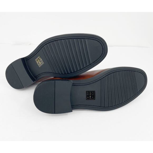 Fairlane Men's Feawin Flex Oxford Shoes 13 Brown Leather Lace Up Heel NWOB - Picture 9 of 12